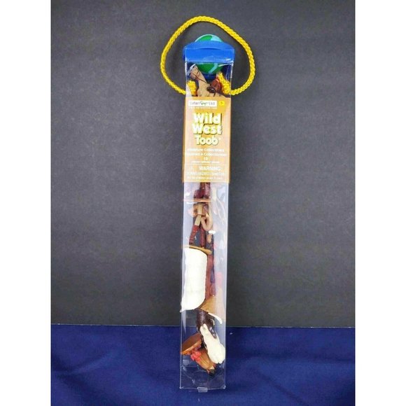 Wild West Toob Hand Painted Figures Educational Home school 11 Miniature Collect - Picture 1 of 12